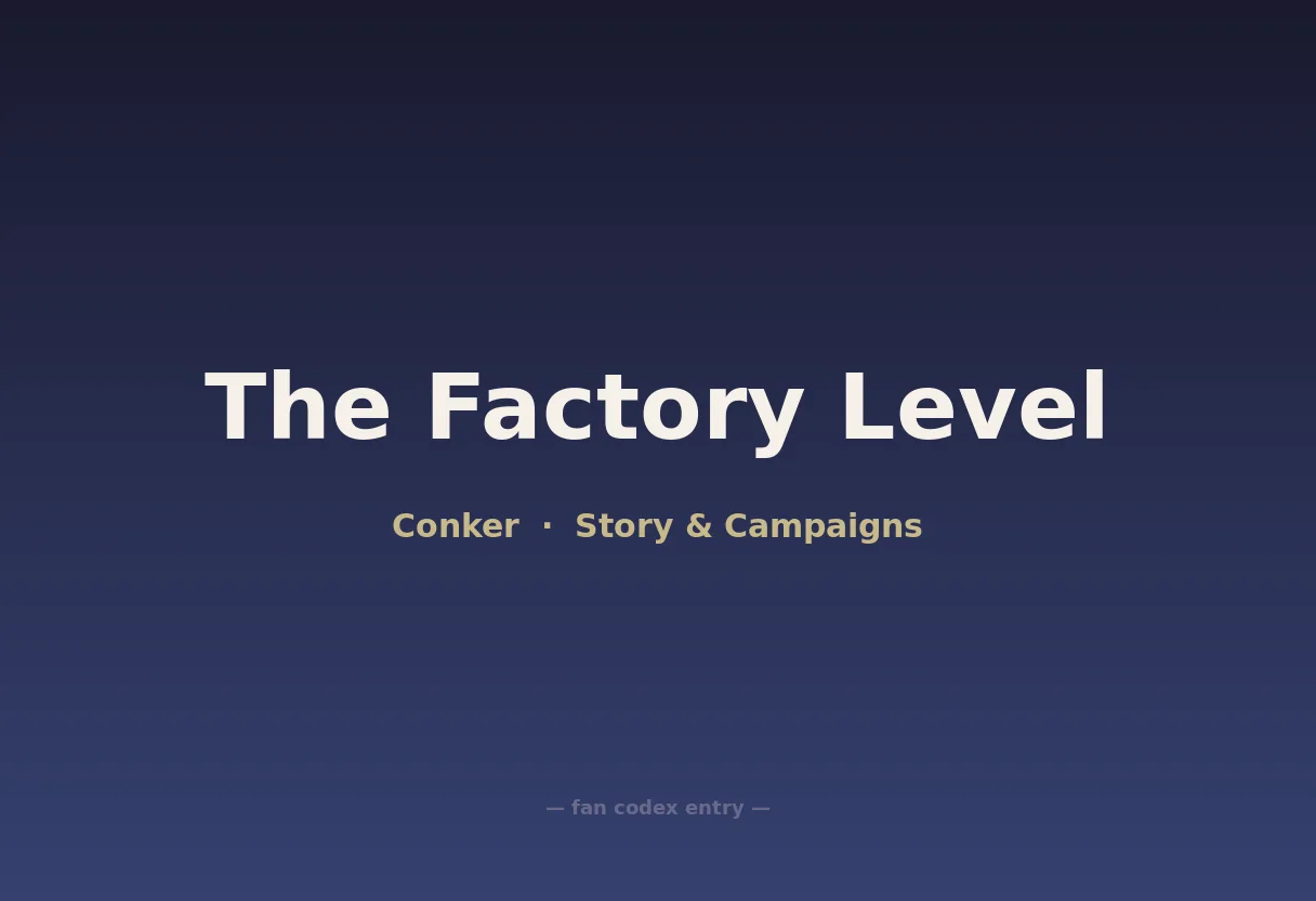 The Factory Level